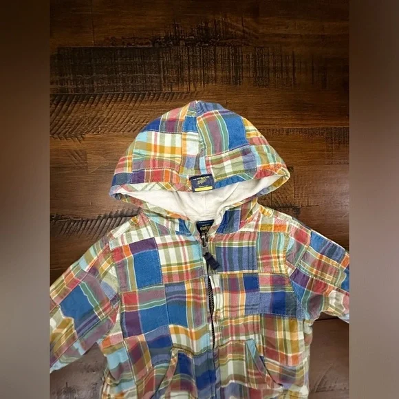 Vintage Oshkosh Boys Jacket Infant 12 Months Patchwork